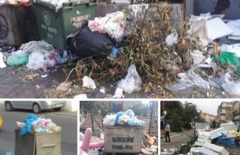 Yine CHP'li Belediye, yine çöp dağları dedirtti Maltepe.