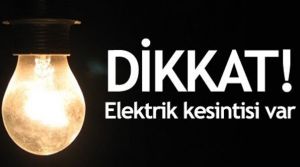 Dikkat Anadolu Yakasında Elektrik kesintisi var!