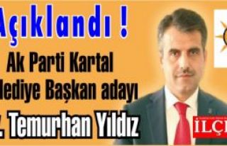 Ak Parti Kartal Belediye Başkan adayı Avukat Temurhan...