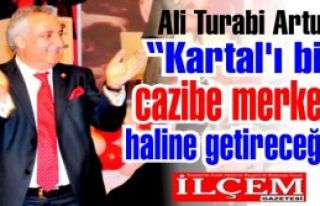 Ali Turabi ARTUÇ 'Kartal'ı bir cazibe merkezi haline...