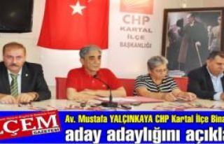 Av. Mustafa YALÇINKAYA CHP Kartal Belediye başkan...