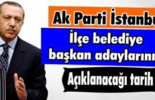 Başbakanın İstanbul ilçe belediye başkan adaylarını...