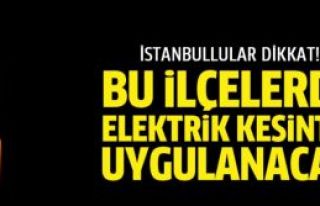 İstanbul Anadolu Yakası'nda elektrik kesintisi