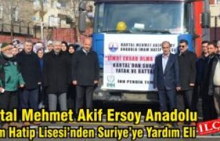 Kartal Mehmet Akif Ersoy Anadolu İmam Hatip Lisesi’nden...