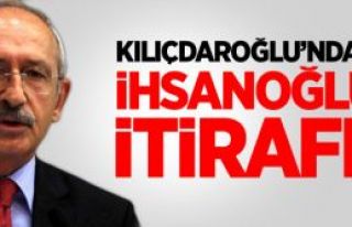 Kılıçdaroğlu; 'Ekmeleddin İhsanoğlu'nu yeteri...