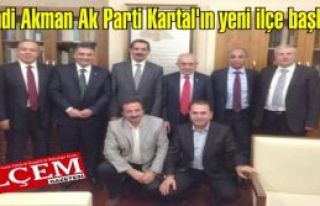 Mehdi Akman Ak Parti Kartal'ın yeni ilçe başkanı