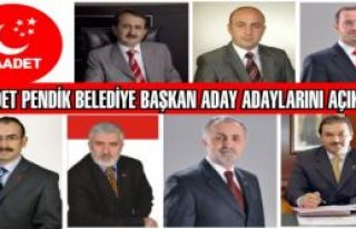 Saadet Partisi Pendik Belediye Başkan Aday Adaylarını...