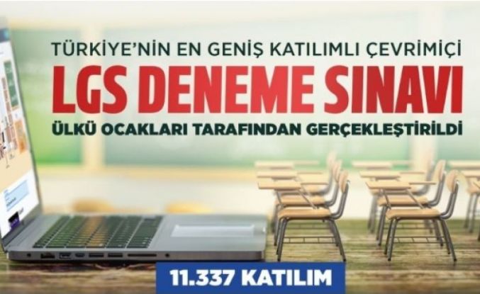 Ülkü Ocakların'ndan Türkiye'nin en büyük çevrimiçi deneme sınavı