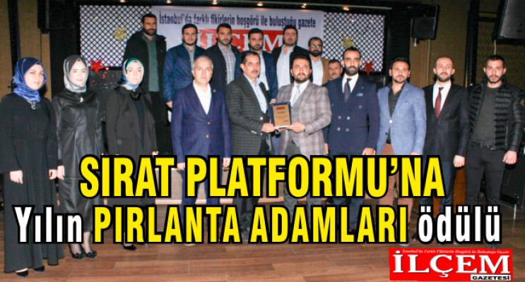 Sırat Platformuna yılın en başarılı Pırlanta adamlar ödülü