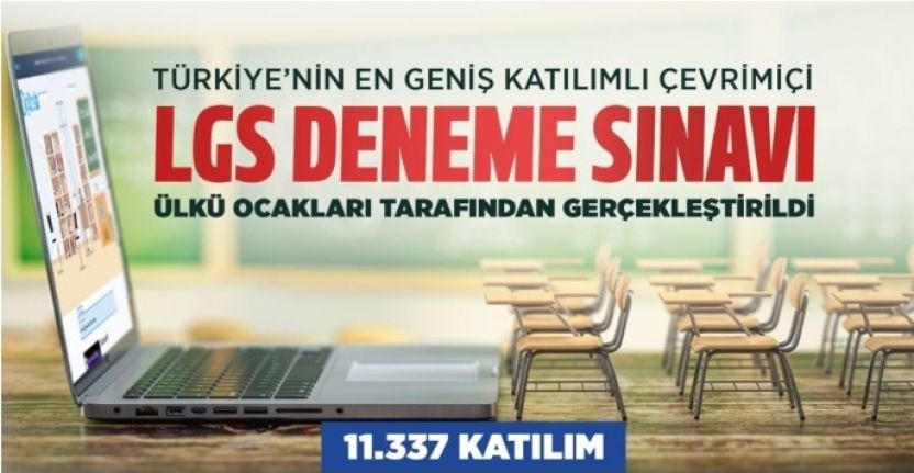 Ülkü Ocakların'ndan Türkiye'nin en büyük çevrimiçi deneme sınavı