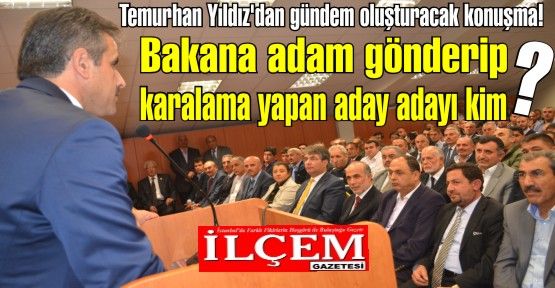 Ak Parti Kartal'da Bakana adam gönderip karalama yapan aday adayı kim? Temurhan Yıldız'dan gündem oluşturacak konuşma! 