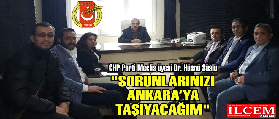 CHP Parti Meclis üyesi Dr.Hüsnü Süslü'den Aygad'a ziyaret.