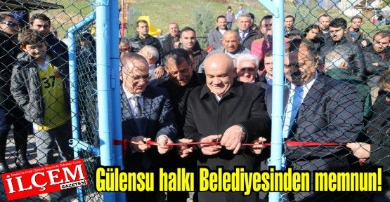 Gülensu halkı Belediyesinden memnun!