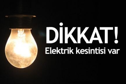 İstanbul Anadolu yakasında elektrik kesintisi!