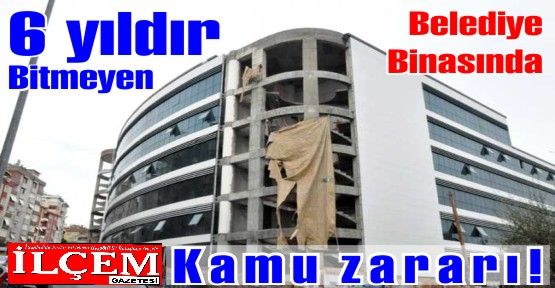 Kartal Belediyesi'ne bir kamu zararı daha! Çırçırda ki Hizmet Binasının 6 kat merdivenleri yıkılıyor!