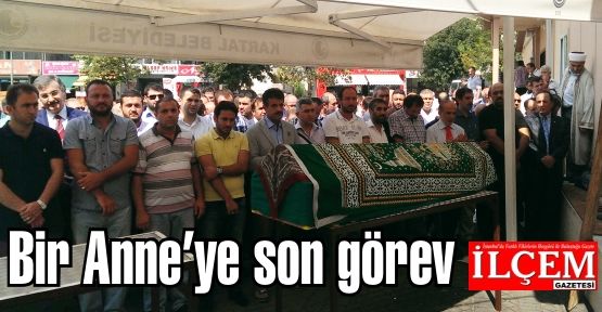 Metin Bektaş'ın Annesinin cenaze töreni Kartal Protokolünü bir araya getirdi.