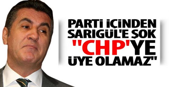 Sarıgül CHP'ye Üye olmadan da aday olamaz!