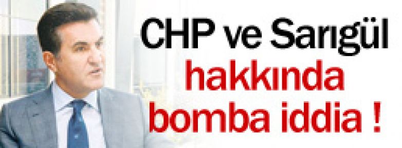 Sarıgül ve CHP için müthiş iddia !