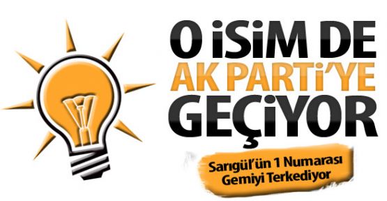 Sarıgül'ün Danışmanı AK Parti'ye Geçiyor!