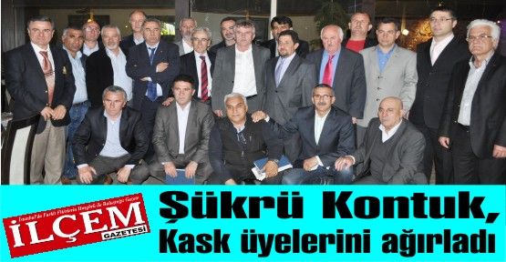 Şükrü Kontuk, KASK başkanı ve üyelerini ağırladı.