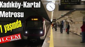 1 yaşına giren Kadıköy-Kartal metrosu 1 yılda 41 milyon yolcu