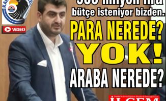 Yunus Fırat Aydın "Para nerede? Yok! Araba Nerede? Yok!"