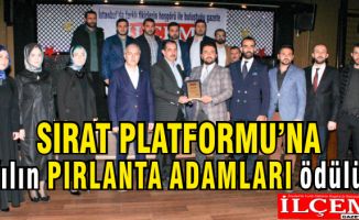 Sırat Platformuna yılın en başarılı Pırlanta adamlar ödülü