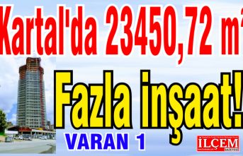 Kartal'da 23450,72 m2 Fazla inşaat! İnanamayacaksınız!