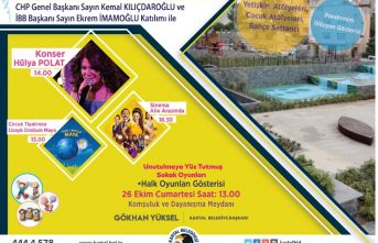 Komşuluk ve Dayanışma Meydanı coşkulu şölenle Cumartesi günü açılıyor.