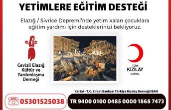 Kartal Kızılay'dan ve Cevizli Elazığlılar Derneği'nden iyilik hareketi