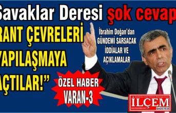Savaklar Deresi İbrahim Doğan'dan şok cevap. Rant Çevreleri dereleri kaldırarak yapılaşmaya açtılar!