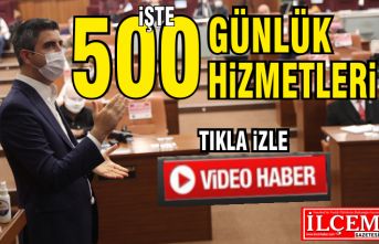 işte Gökhan Yüksel'in 500 günlük hizmetleri.