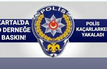 Kartal'da o derneğe Korona operasyonu. Arka kapıdan kaçarken yakalandılar.