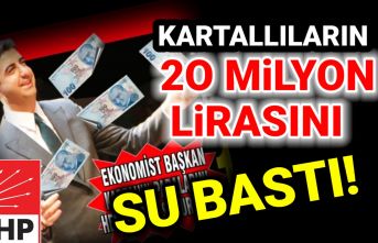 Kartallıların 20 Milyon lirasını su bastı!