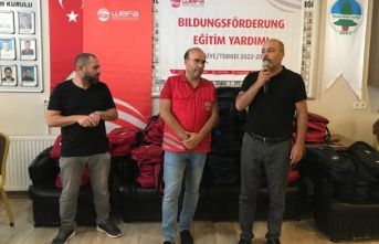 Gümüşhanelilerden 120 öğrenciye Kırtasiye desteği