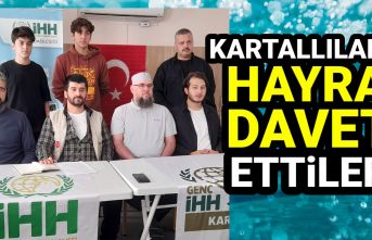 İHH, Kartallıları Hayra davet etti.