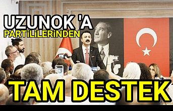 Süleyman Uzunok'a Cumhuriyet Halk Partililerden tam destek