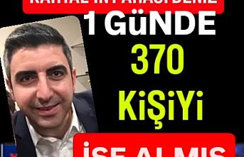 CHP'li Başkan Yüksel, 1 günde 370 kişiyi işe aldı
