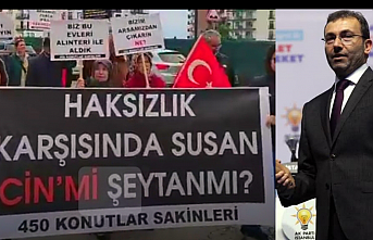 Vatandaşlar, "Bizi Ahmet Cin'in elinden kurtarın." Dediler.