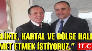 Abdurrahman Karaismailoğlu, İsmail Saçlı ''Birlikte hizmet etmek istiyoruz.''