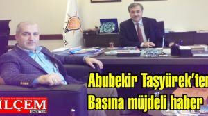 Abubekir Taşyürek, yerel basın için İstanbul Büyükşehir Belediyesi'nde bir heyet oluşturdu.