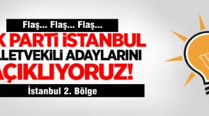 Ak Parti İstanbul 2. Bölge milletvekili adaylarının isim listesi