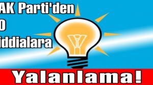 AK Parti İstanbul İl Başkanlığı'ndan CHP haberine yalanlama!