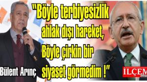 Arınç: Böyle terbiyesizlik görmedim