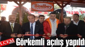 Binalibey Kebapçısı Görkemli bir törenle açıldı.