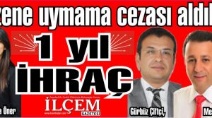 CHP'den düzene uymayan dürüst meclis üyelerine 1 yıl ihraç