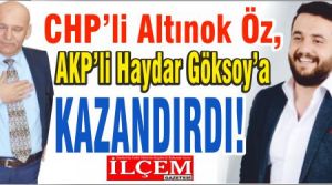 CHP'li Altınok Öz, AKP'li Haydar Göksoy'a encümeni kazandırdı!
