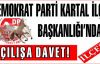 Demokrat Parti Kartal İlçe Başkanlığı'ndan yeni ilçe binası açılışına davet