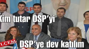 DSP'yi Kartal'da kim tutar! DSP'ye geçenlere rozetleri takıldı.