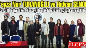 Feyza Nur TURANOĞLU ve Rıdvan ŞENOL Kartal Belediyesi Kent Konseyi Gençlik Meclisinin eş başkanı seçildiler